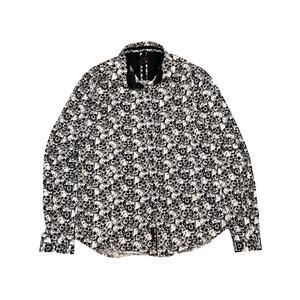Hawaiian Skulls slim Button Down AOP all over print Shirt Eight-X 2XL 23x29 xxl